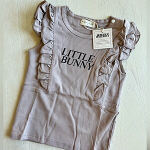 Bencer & Hazlenut 'Little Bunny' Ruffle Top